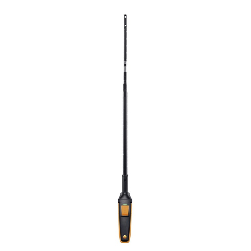 1 pcs - Testo Probe for Air Velocity, Humidity, Temperature, +70°C Max, 95%RH Max, Battery-Powered