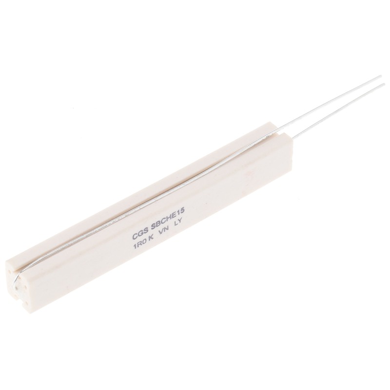 100 pcs - TE Connectivity 1Ω Wire Wound Resistor 17W ±10% SBCHE151R0K