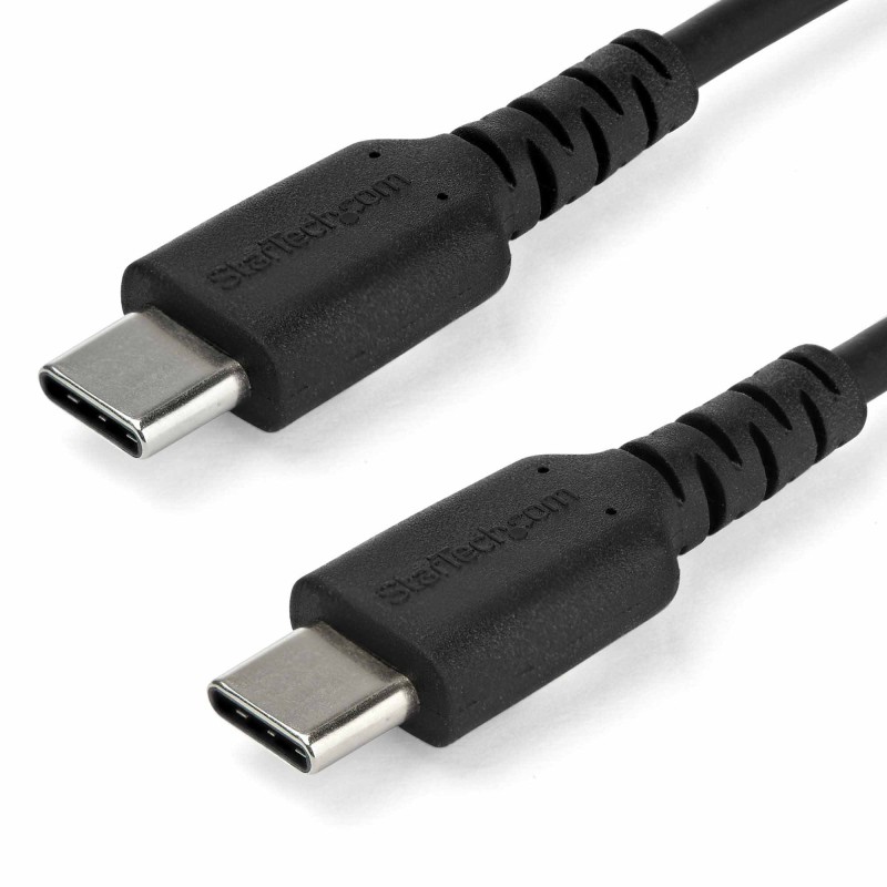1 pcs - StarTech.com USB 2.0 Cable, Male USB C to Male USB C Rugged USB Cable, 2m