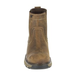 1 Pair - CAT Pelton Beige Steel Toe Capped Men's Safety Boots, UK 9, EU 43