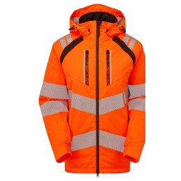 1 pcs - PULSAR LFE919 Orange Men Hi Vis Parka, XL