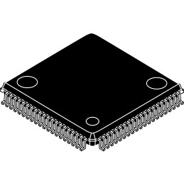 66 pcs - Zilog Z8F6423FT020SG, 8bit Z8 Microcontroller, Z8 Encore! XP, 20MHz, 64 kB Flash, 80-Pin PQFP