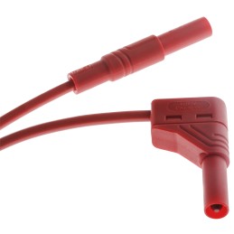 1 pcs - Hirschmann Test & Measurement Test lead, 16A, 1000V ac/dc, Red, 1m Lead Length