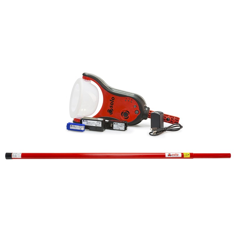 1 pcs - No Climb Solo Series Smoke Detector Test Kit, 4m Reach, Battery-Powered, Cordless