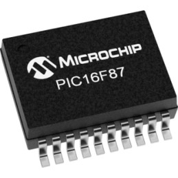 67 pcs - Microchip PIC16LF87-I/SS, 8bit PIC Microcontroller, PIC16LF, 20MHz, 7 kB Flash, 20-Pin SSOP