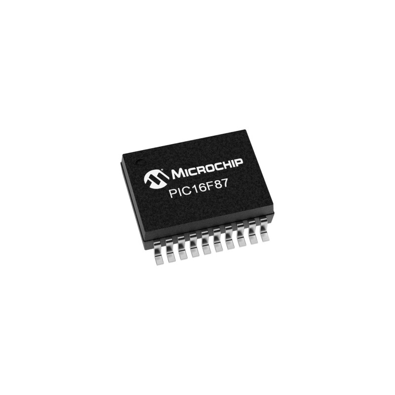 67 pcs - Microchip PIC16LF87-I/SS, 8bit PIC Microcontroller, PIC16LF, 20MHz, 7 kB Flash, 20-Pin SSOP