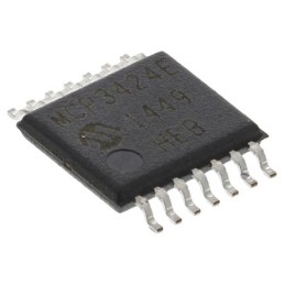 96 pcs - Microchip, Quad 18-bit- ADC 0.004ksps, 14-Pin TSSOP