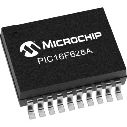 67 pcs - Microchip PIC16F628A-E/SS PIC Microcontroller MCU, PIC16, 20-Pin SSOP