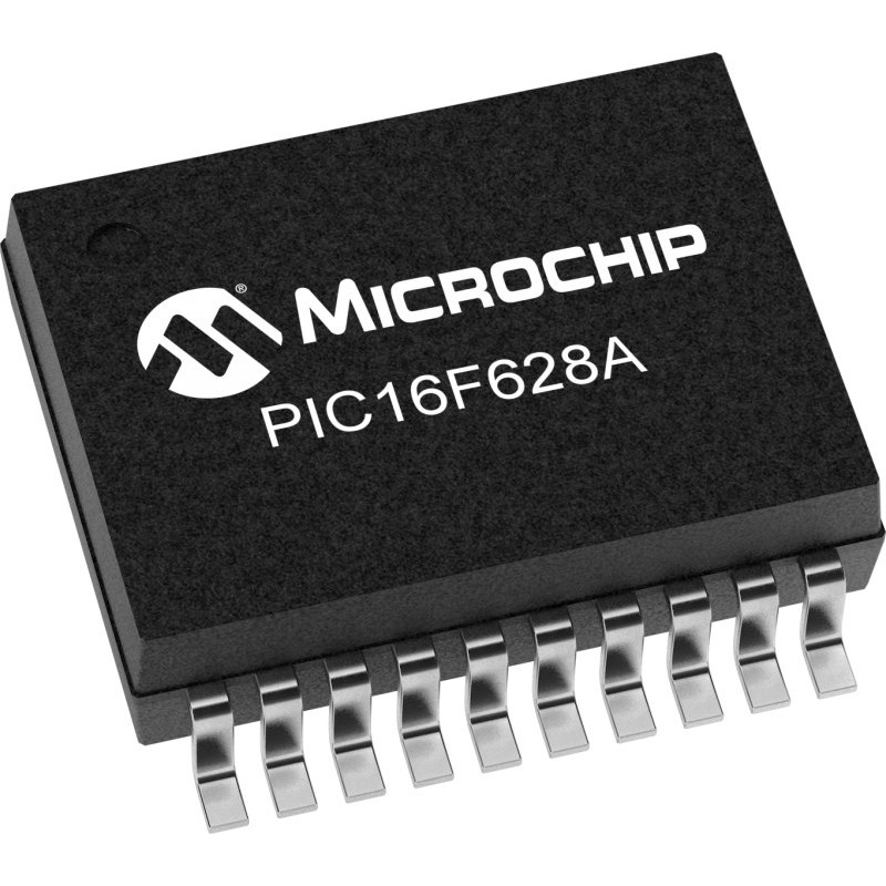 67 pcs - Microchip PIC16F628A-E/SS PIC Microcontroller MCU, PIC16, 20-Pin SSOP