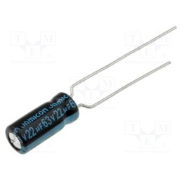10 pcs x SR PASSIVES - CE-22/63PHT - Capacitor: electrolytic, 22uF, 63VDC, Ø5x11mm, Pitch: 2mm, bag