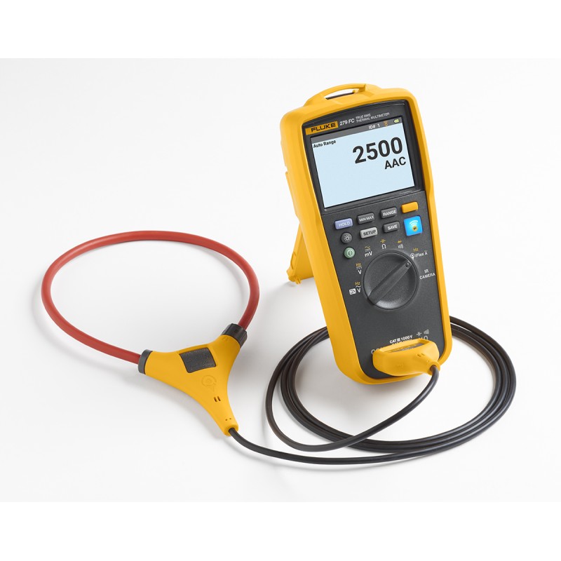 1 pcs - Fluke Fluke 279 FC Handheld Digital Multimeter, True RMS, 2.5kA ac Max, 1000V ac Max