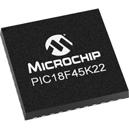 73 pcs - Microchip PIC18F45K22-I/MV, 8bit PIC Microcontroller, PIC18F, 64MHz, 32 kB Flash, 40-Pin UQFN