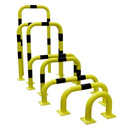 1 pcs - RS PRO Black & Yellow Steel Protection Barrier