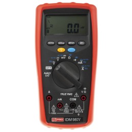 1 pcs - RS PRO IDM98IV Handheld Digital Multimeter, True RMS, 10A ac Max, 10A dc Max, 1000V ac Max