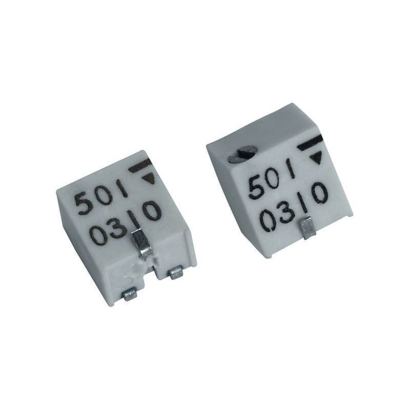 25 pcs - 100Ω, SMD Trimmer Potentiometer 0.25W Side Adjust Vishay, TSM4