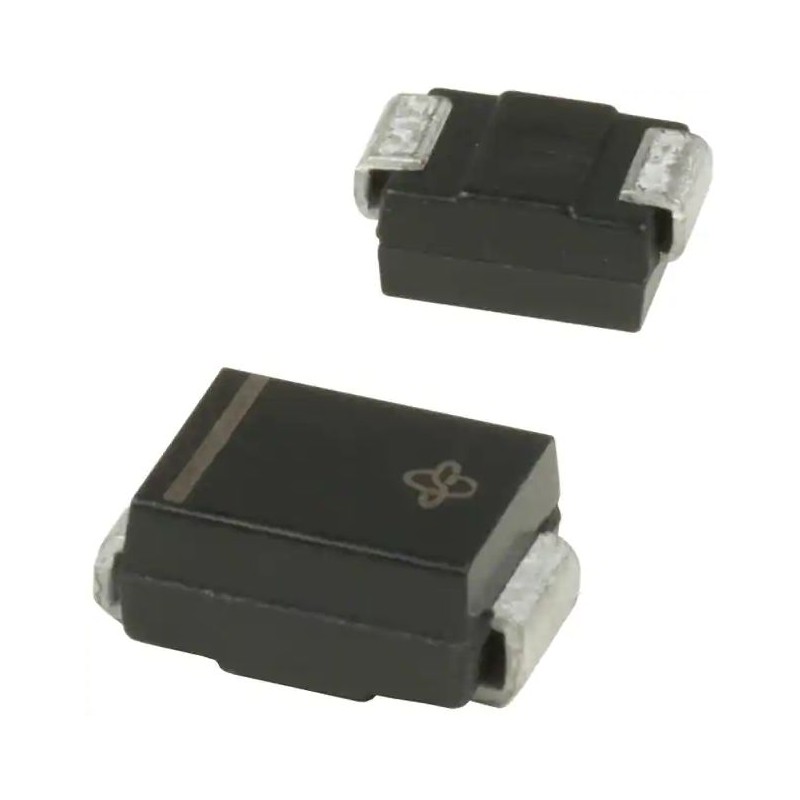 25 pcs - Vishay SMBJ7.0CA-E3/52, Bi-Directional, Uni-Directional TVS Diode, 600W, 2-Pin DO-214AA