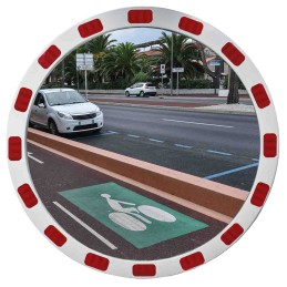 1 pcs - RS PRO PC Outdoor Mirror, Circular