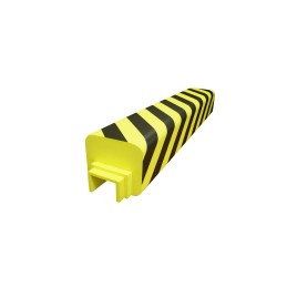 1 pcs - RS PRO Black, Yellow Impact Protector 1000mm x 160mm