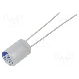 2 pcs x KEMET - A758EK277M0JAAE018 - Capacitor: polymer, low ESR, 270uF, 6.3VDC, ESR: 18mΩ, A758, THT