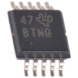 250 pcs - Texas Instruments, Quad 12-bit- ADC 3.3ksps, 10-Pin VSSOP