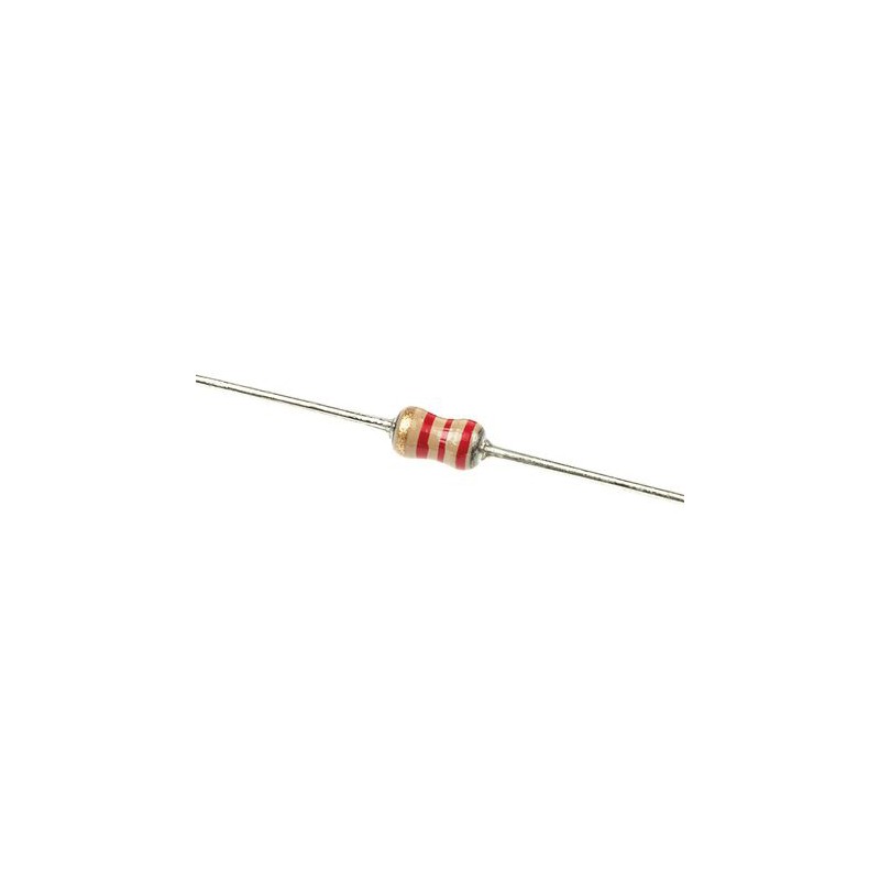 200 pcs - TE Connectivity 2.2kΩ Carbon Film Resistor 0.25W ±5% CFR16J2K2