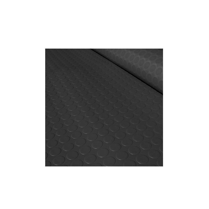 1 pcs - RS PRO Black Anti-Slip Flooring PVC Roll 10m x 2m x 2mm