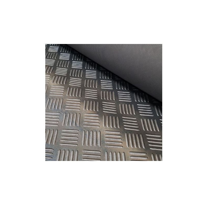 1 pcs - RS PRO Black Anti-Slip Flooring Rubber Roll 10m x 1.5m x 3mm