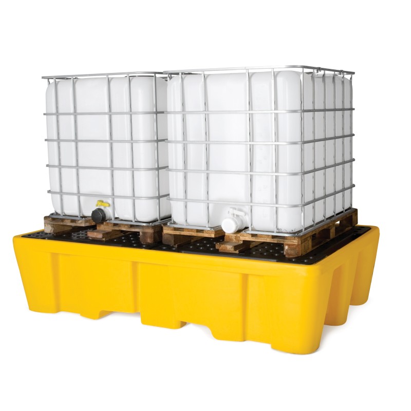 1 pcs - Lubetech Polyethylene Spill Pallet, 1100L Capacity