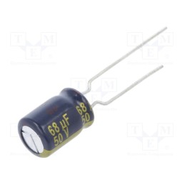 10 pcs x PANASONIC - EEUFR0J821B - Capacitor: electrolytic, low ESR, THT, 820uF, 6.3VDC, Ø8x11.5mm