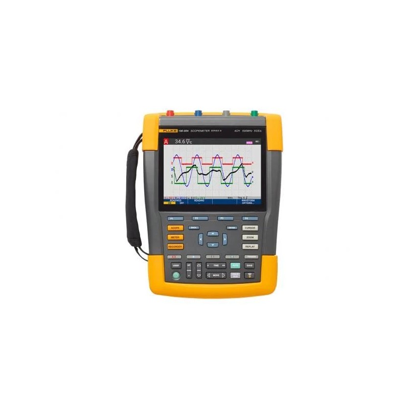 1 pcs - Fluke 190-502-III-S ScopeMeter III Series Digital Portable Oscilloscope, 2 Analogue Channels, 500MHz