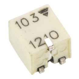 25 pcs - 10kΩ, SMD Trimmer Potentiometer 0.25W Side Adjust Vishay, TSM4