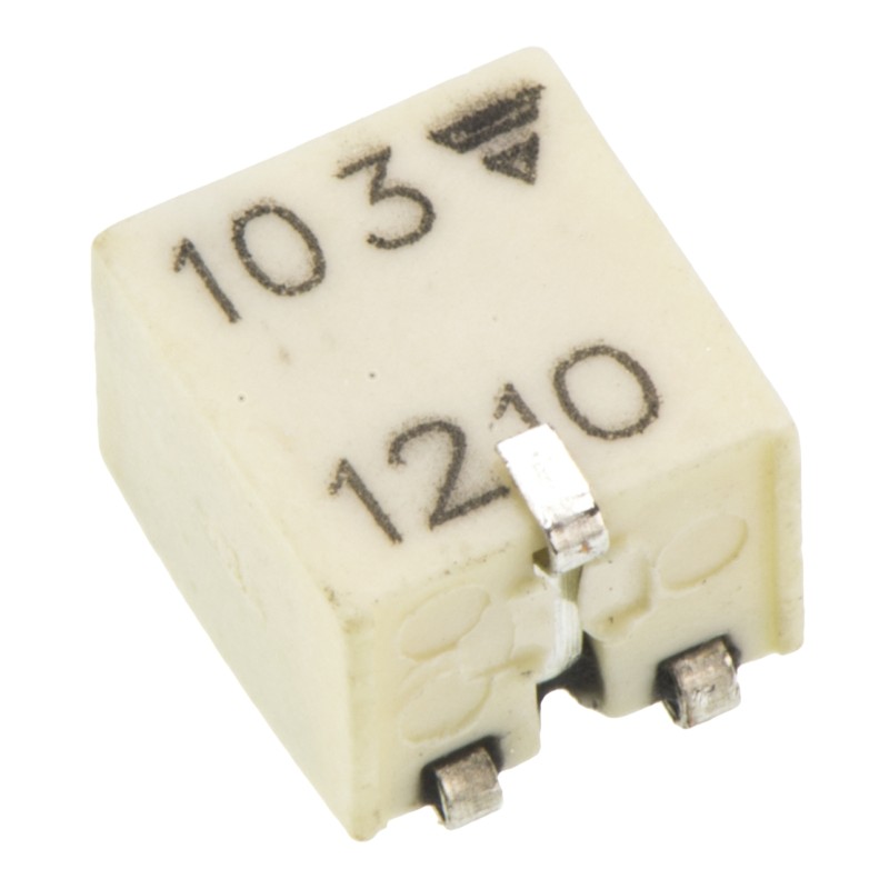 25 pcs - 10kΩ, SMD Trimmer Potentiometer 0.25W Side Adjust Vishay, TSM4