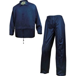 1 pcs - Delta Plus EN400 Blue, Dark Navy, Waterproof Rain Jacket, L