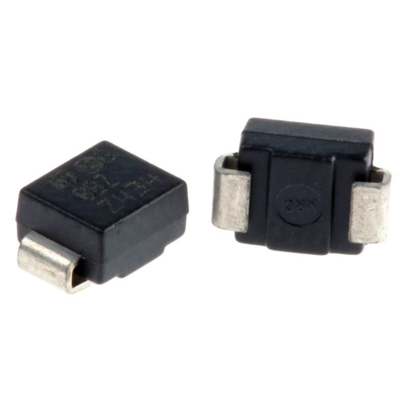 25 pcs - STMicroelectronics SMBJ5.0CA-TR, Bi-Directional TVS Diode, 600W, 2-Pin DO-214AA