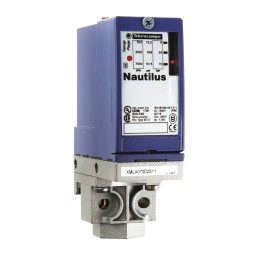 1 pcs - Telemecanique Sensors Pressure Sensor, 50bar Min, 70bar Max, Relay Output, Differential Reading