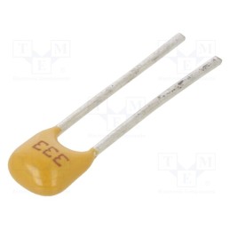 10 pcs x SR PASSIVES - CT40805B333K500F1R - Capacitor: ceramic, 33nF, 50V, X7R, ±10%, THT, 2.54mm