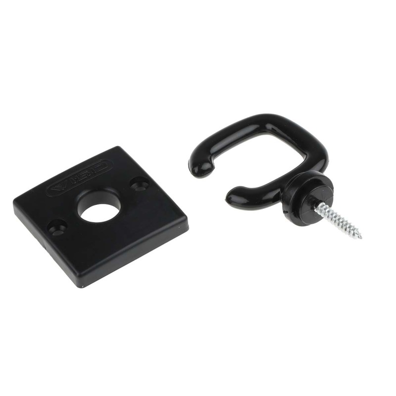 1 pcs - RS PRO Black Polypropylene Barrier Hook