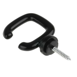 1 pcs - RS PRO Black Polypropylene Barrier Hook