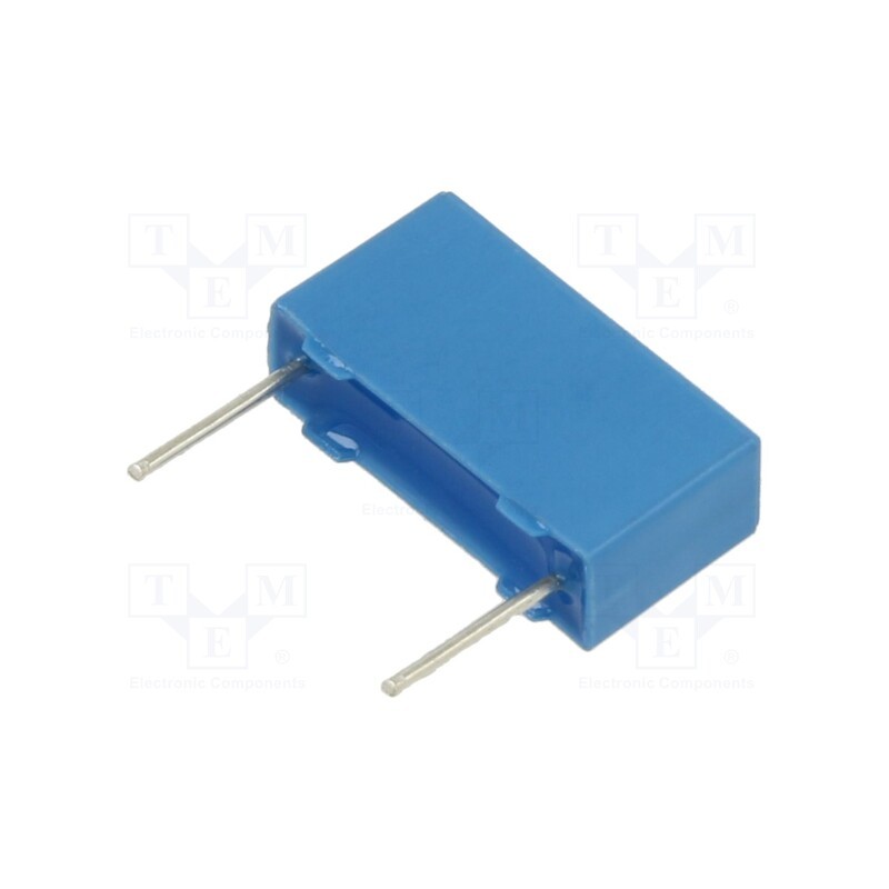 2 pcs x EPCOS - B32521C3104K - Capacitor: polyester, 100nF, 160VAC, 250VDC, 10mm, ±10%, 13x7x4mm