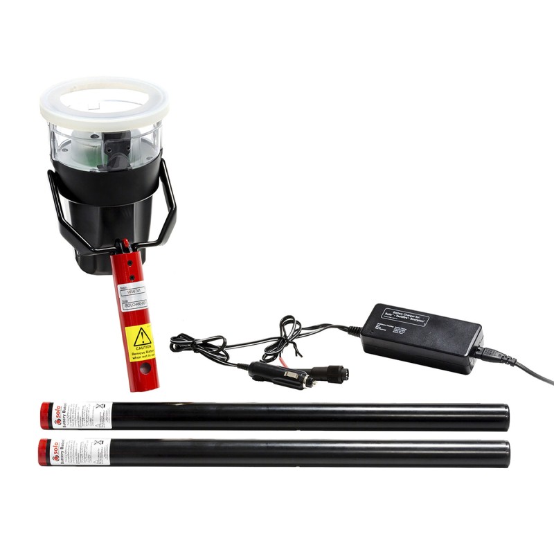 1 pcs - No Climb Solo Series Heat Detector Tester, Battery-Powered, Cordless