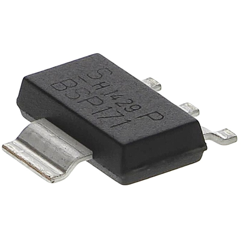 1000 pcs - P-Channel MOSFET Transistor, 1.9 A, 60 V, 3-Pin SOT-223 Infineon BSP171PH6327XTSA1