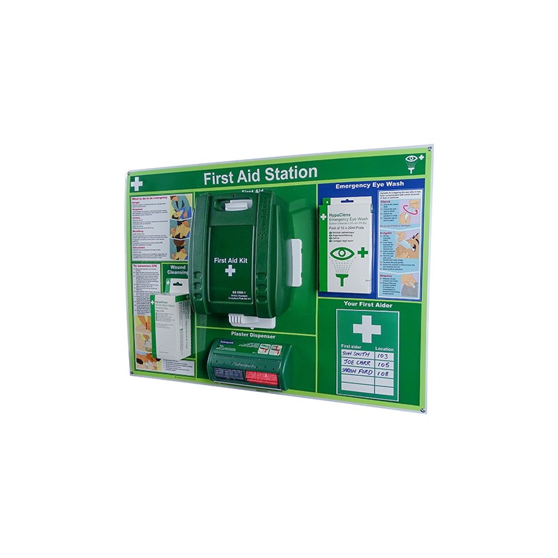 1 pcs - Wall Mounted First Aid Kit for 25 - 100 people