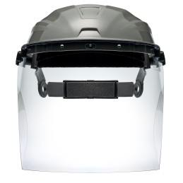 1 pcs - Bolle Clear Flip Up PC Face Shield with Face Guard , Resistant To Heat