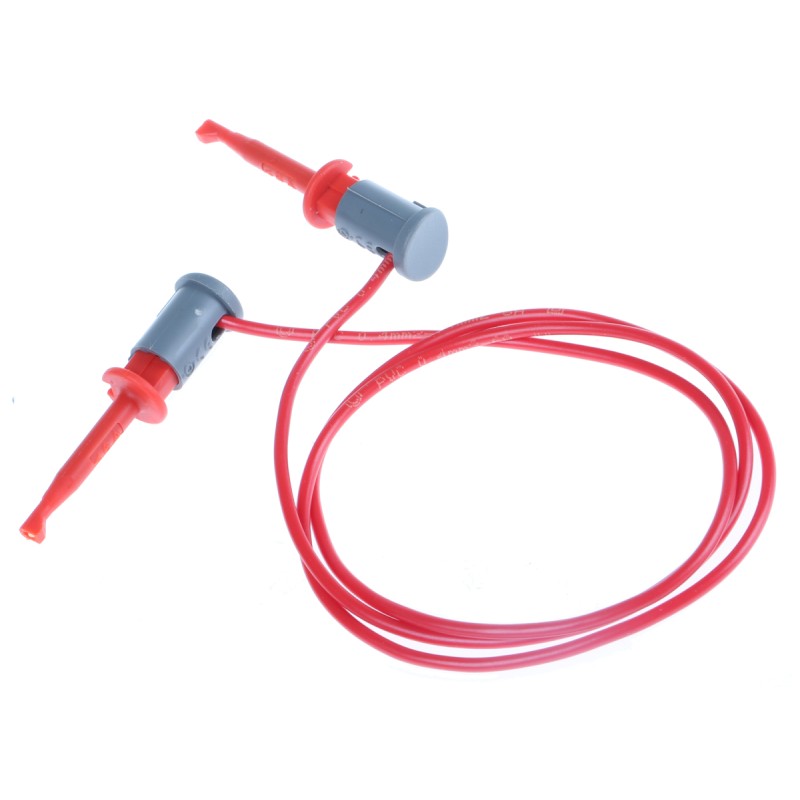 1 pcs - Decelect Test lead, Red, 600mm Lead Length