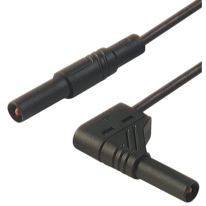 1 pcs - Hirschmann Test & Measurement, 16A, 1000V ac/dc, Black, 2m Lead Length