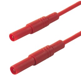 1 pcs - Hirschmann Test & Measurement, 16A, 1000V ac/dc, Red, 500mm Lead Length