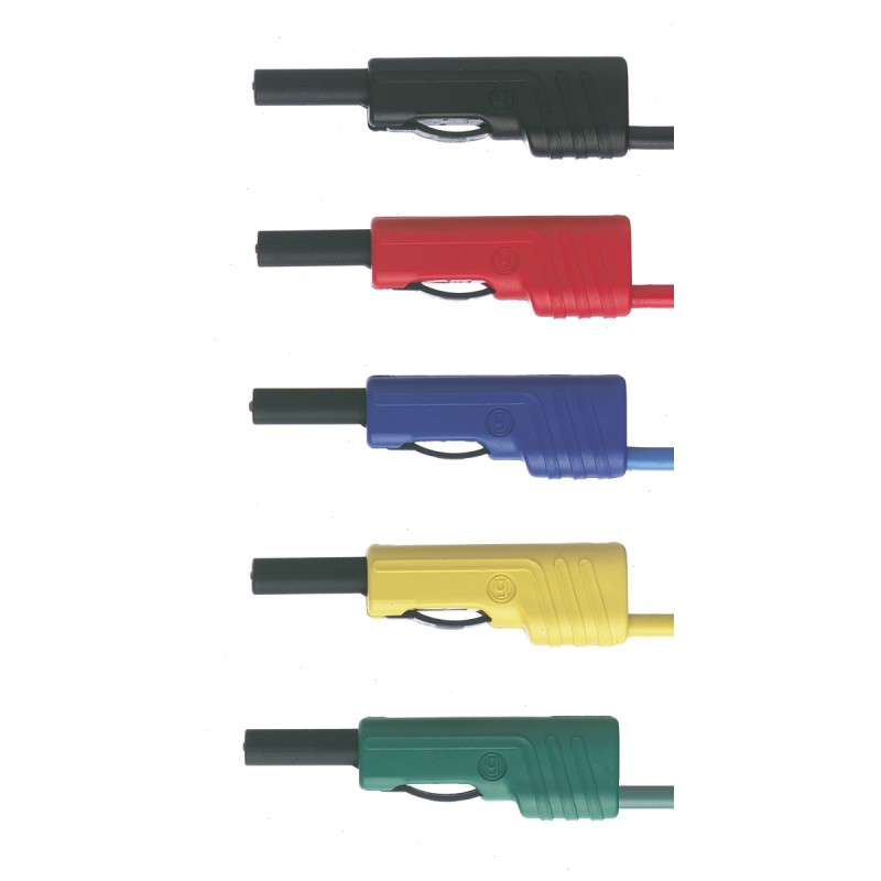 1 pcs - Hirschmann Test & Measurement, 16A, 60V dc, Green, 500mm Lead Length