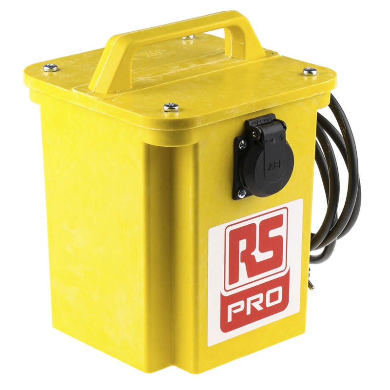 1 pcs - RS PRO 3.0kVA Site Transformer, 230V ac Primary, 230V Secondary
