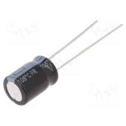 10 pcs x PANASONIC - EEUFR1E221 - Capacitor: electrolytic, low ESR, THT, 220uF, 25VDC, Ø8x11.5mm