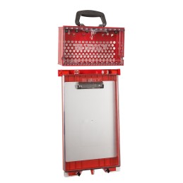 1 pcs - Brady 12-Lock Steel Lockout Kit